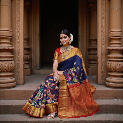 Kalamkari Sarees Regal Fabrics
