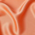 Peach Premium Plain Pure Silk Satin Fabric, 110 Cms Width, Made in China-D26120