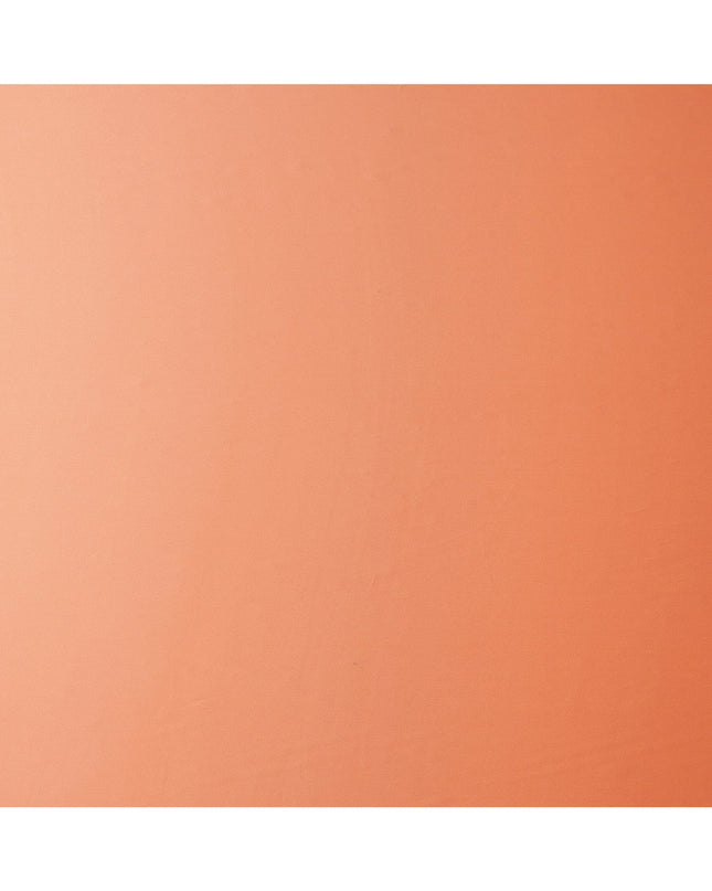 Peach Premium Plain Pure Silk Satin Fabric, 110 Cms Width, Made in China-D26120