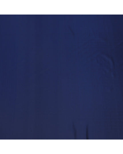 Navy Blue Plain Pure Raw Silk Fabric, 140 Cms Width, Made in India-D25987