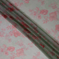 Sage Green Floral Silk Garbasaar 110cm Korea