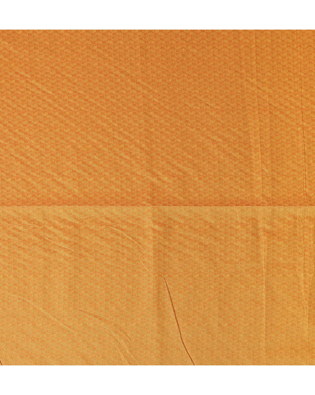 Amber Orange Paisley Brocade Fabric - Regal Fabrics