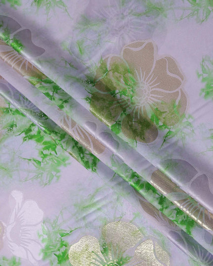 Multicolor Floral Crepe Fabric 140cm