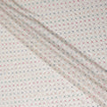 Ivory Dot Embroidered Georgette Fabric 110cm