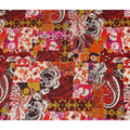 Multicolor Abstract Viscose Crepe Fabric 140cm