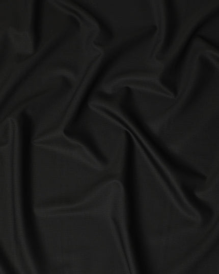 Super 130 Black Italian Wool Suiting Fabric 150cm