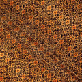 Orange Geometric Silk Crepe Fabric 110cm India