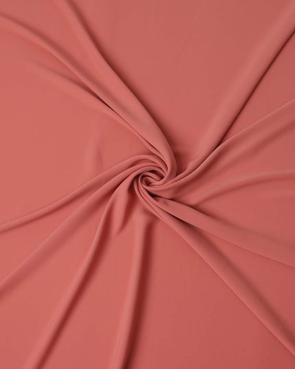 Dusty Rose Pink Stretchable Crepe Fabric 150cm