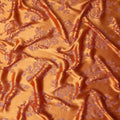 Orange Burnout Silk Velvet Fabric 110cm Korea