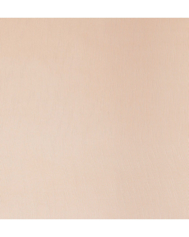Peach Ivory Stripe Silk Garbasaar 110cm India