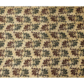 Golden Paisley Silk Satin Fabric 110cm India