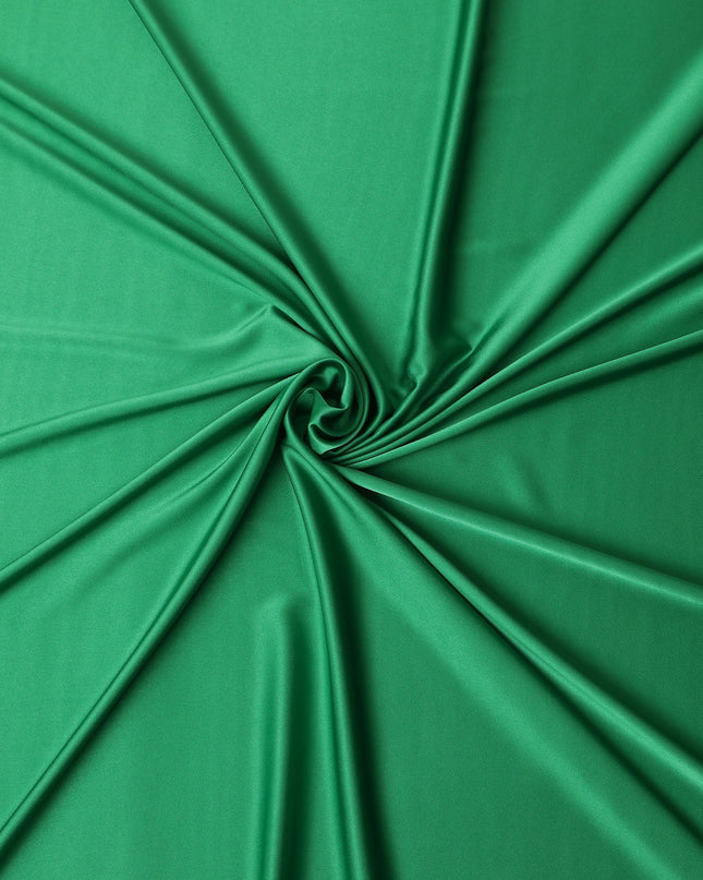 Emerald Green Crepe Satin Fabric 140cm