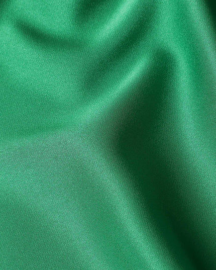 Emerald Green Crepe Satin Fabric 140cm