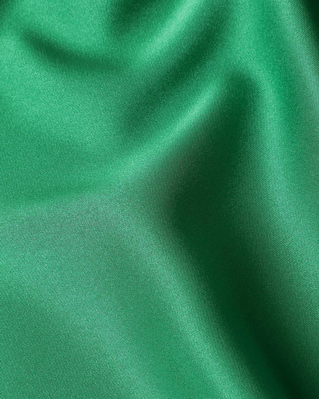 Emerald Green Crepe Satin Fabric 140cm