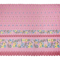 Pink Floral Paisley Printed Premium Traditional Sudanese Thobe Pure Cotton Voile Fabric 4.5 Mtrs Piece 140 Cms Width Switzerland Origin-D28544 - Regal Fabrics