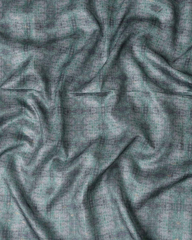 Slate Grey Synthetic Brocade Fabric - Regal Fabrics