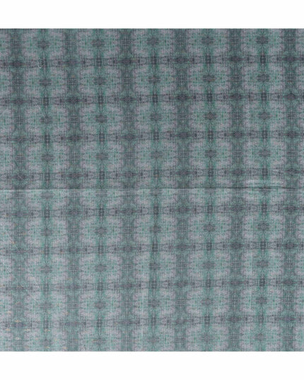 Slate Grey Synthetic Brocade Fabric - Regal Fabrics