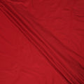 Red Plain Pure Raw Silk Fabric, 140 Cms Width, Made in India-D25982