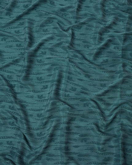 قماش كوبرو مستدام ذو ملمس أخضر مصنوع من مادة بيمبيرج بعرض 150 سم، اليابان - D25007