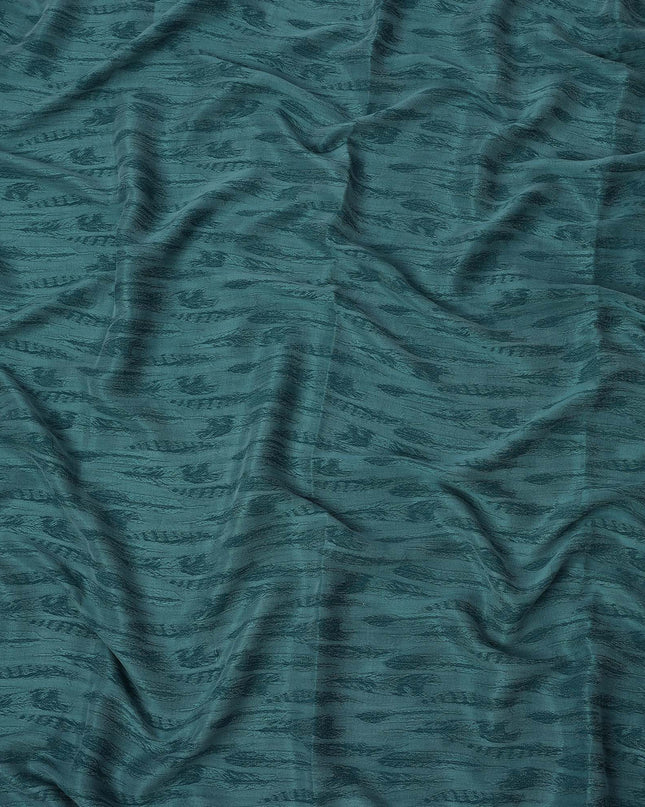 قماش كوبرو مستدام ذو ملمس أخضر مصنوع من مادة بيمبيرج بعرض 150 سم، اليابان - D25007