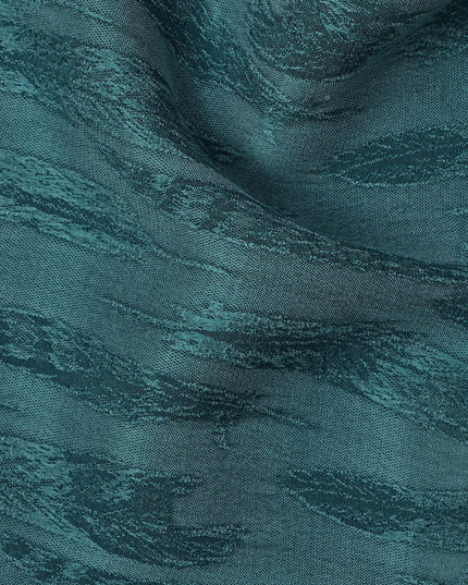 قماش كوبرو مستدام ذو ملمس أخضر مصنوع من مادة بيمبيرج بعرض 150 سم، اليابان - D25007