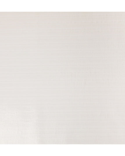 Ivory Metallic Silk Chiffon Piece