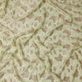 Fransawi Floral Silk Chiffon Garbasaar 110cm