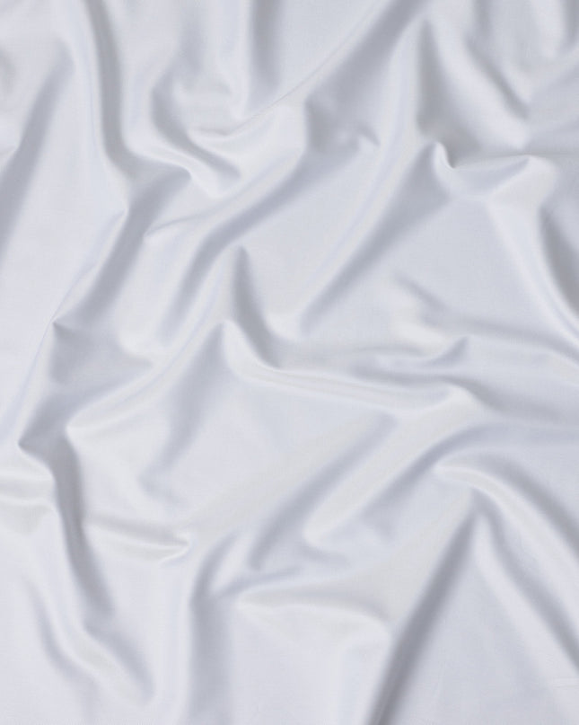 Pure White Swiss Cotton Shirting 150cm
