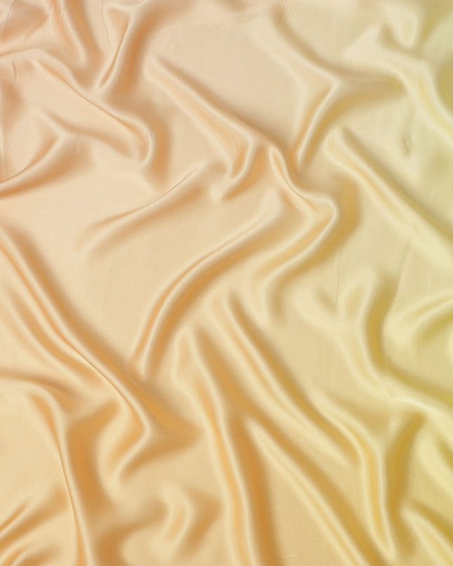 Golden Yellow Silk Satin Fabric 110cm