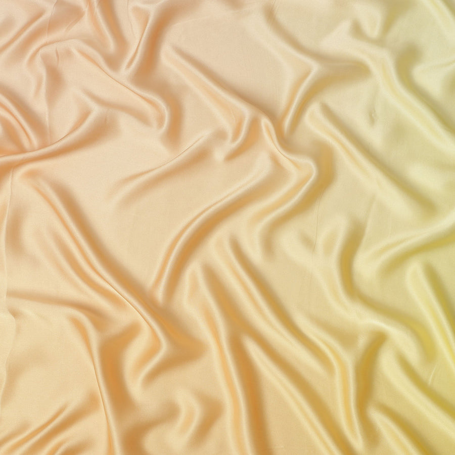 Golden Yellow Silk Satin Fabric 110cm