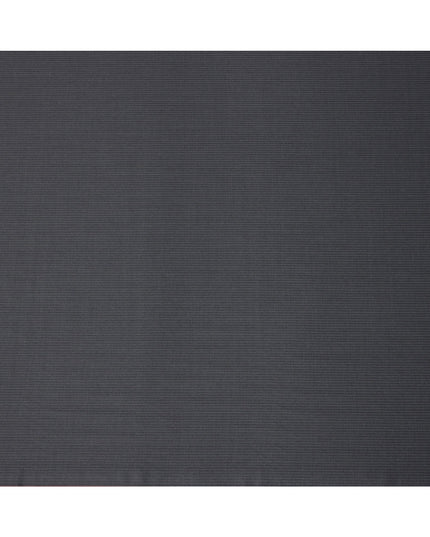 قماش صوف فاخر مخطط باللون الرمادي الفحمي، مقاس 150 سم، عرض 4 أمتار، المملكة المتحدة - D24951