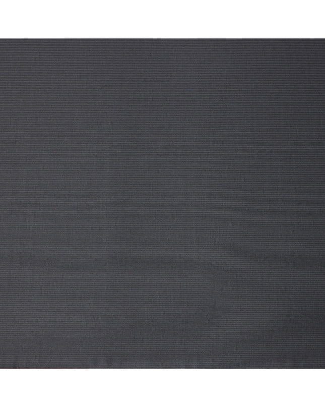 قماش صوف فاخر مخطط باللون الرمادي الفحمي، مقاس 150 سم، عرض 4 أمتار، المملكة المتحدة - D24951