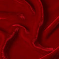 Crimson Red Premium Silk Blended Velvet Fabric with Lustrous Sheen and Luxurious Soft Texture, 140 Cms Width, Made in China-D25908