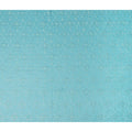 Turquoise Geometric Tussar Silk Fabric 110cm India