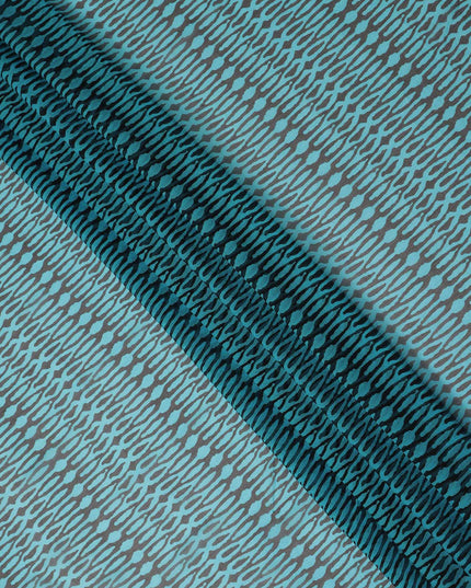 Blue Polyester Chiffon Fabric 110cm | Regal Fabrics
