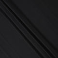 Jet Black Solid Premium Super 130's All Wool Suiting Fabric 150 Cms Width 3.5 Mtrs Italy-D24959