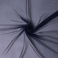 Midnight Navy Silk Chiffon Fabric 110cm | Regal Fabrics