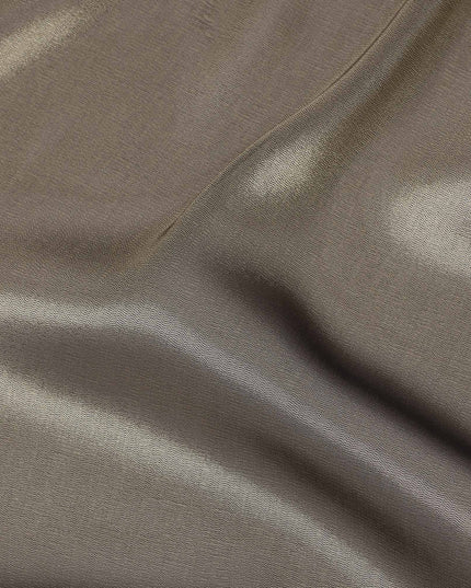 Black Premium French Silk Lame Fabric, 110 Cms, France-D25126