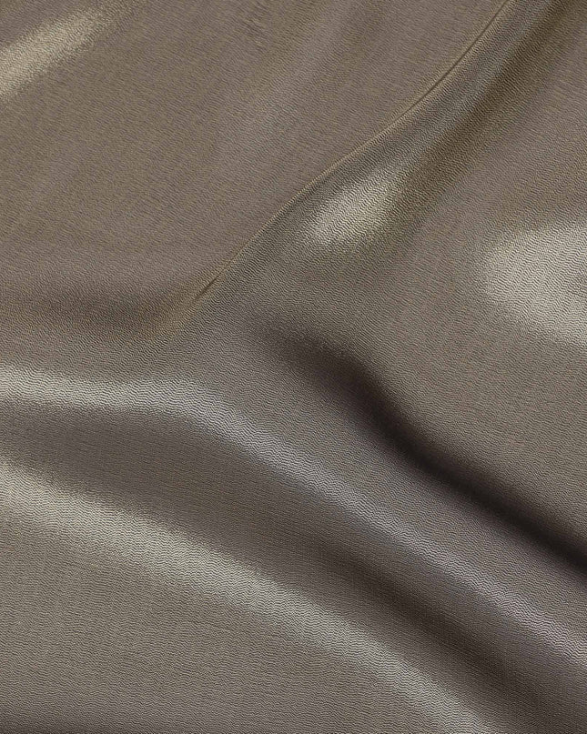 Black Premium French Silk Lame Fabric, 110 Cms, France-D25126