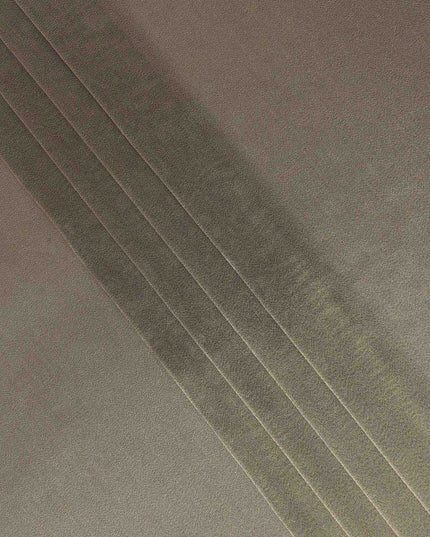 Black Premium French Silk Lame Fabric, 110 Cms, France-D25126