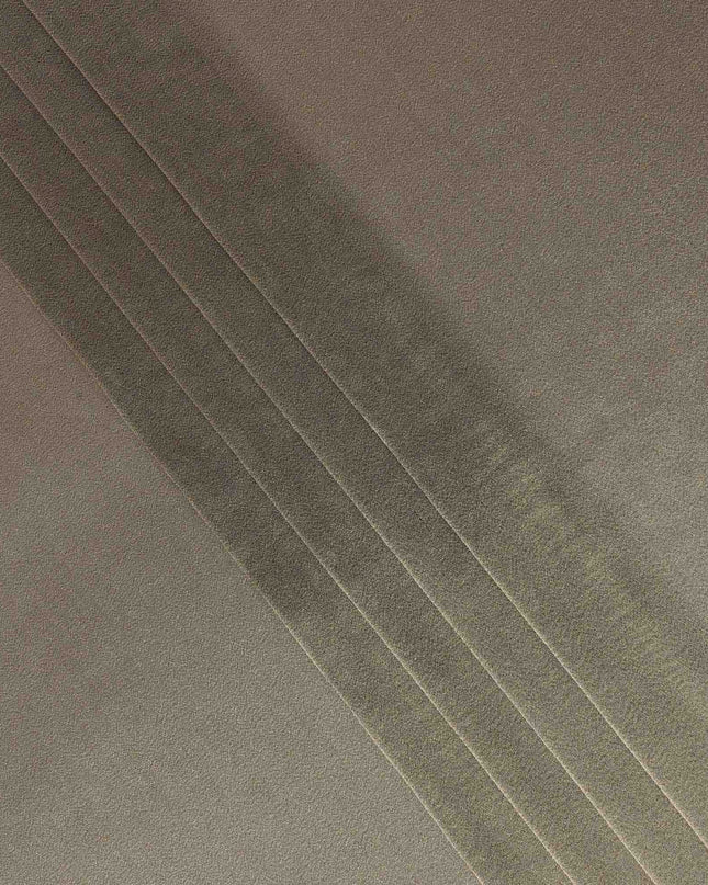 Black Premium French Silk Lame Fabric, 110 Cms, France-D25126