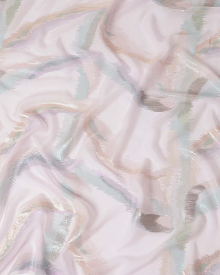 Blush Pink Shimmer Silk Garbasaar 110cm