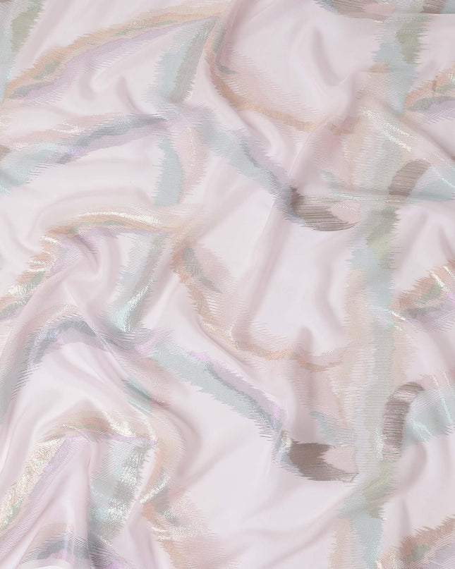 Blush Pink Shimmer Silk Garbasaar 110cm