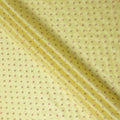 Yellow Floral Tussar Silk Fabric 110cm India