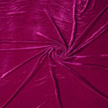 Magenta Pink Premium Silk Blended Velvet Fabric with Lustrous Sheen and Smooth Draping Finish, 140 Cms Width, Made in China-D25904