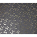 Slate Grey Floral Silk Chiffon 110cm