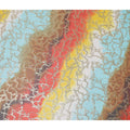 Multicolor Crack Silk Chiffon Garbasaar 2 Meter Piece