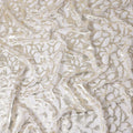 White Burnout Silk Chiffon Garbasaar 2 Meter Piece