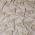 Ivory Gold Fransawi Silk Garbasaar 110cm