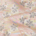 Blush Pink Pure Tussar Silk Fabric 110cm